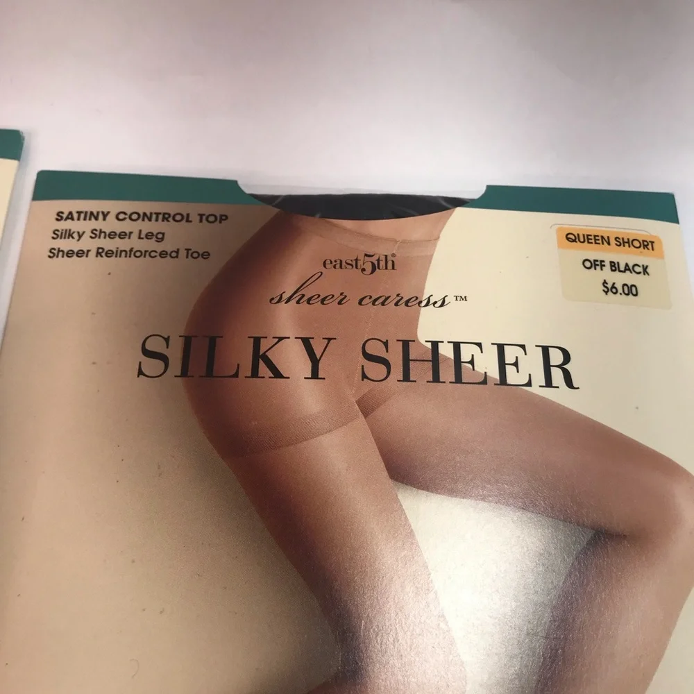 Vintage Sheer Caress Support Panty Hose 3 pair Bundle